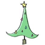 無料素材・クリスマスツリー・スタイリッシュ・かっこいい・モダン